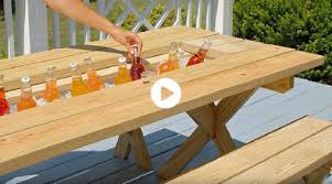 This picnic table plans from 84 lumber will a great diy projects for whatever level of woodworker you are. 18 Rustic Diy Picnic Tables For An Entertaining Summer Free Plans Diy Crafts