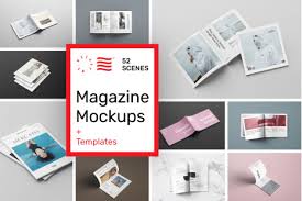 Architect stroke logo after effects template 21480147. Magazine Mockups In Product Mockups On Yellow Images Creative Store