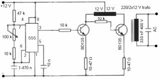 Electronic Circuit Diagrams Part 2 555 Entegreli Kucuk Guclu Dc Ac Konvertisor Devresi Electronics Circuit Circuit Circuit Diagram