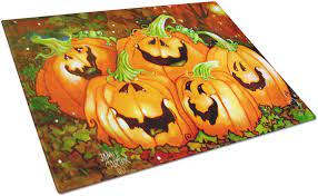 Maybe you would like to learn more about one of these? Amazon Com Caroline S Treasures Pjc1071lcb Such A Glowing Personality Pumpkin Halloween Glass Cutting Board Large 12h X 16w Multicolor Home Kitchen