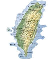 Neighbors are japan to the east and northeast, the. Hidden China Gmbh Karte Der Insel Taiwan China