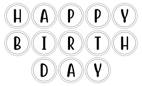 Free printable banner letters templates. 10 Best Happy Birthday Letters Printable Template Printablee Com