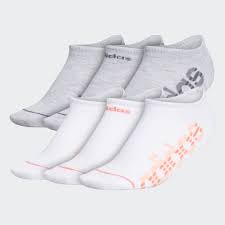 Adidas Linear No Show Socks 6 Pairs Multicolor Adidas Us No Show Socks Adidas Women Socks
