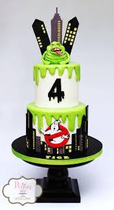 Ghostbusters Cake By Peggy Does Cake Halloween Birthday Cakes Ghostbusters Cake Ghostbusters Birthday Party