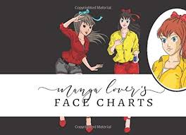 Manga Lovers Face Charts Make Up Practice Templates And Convention Look Book For Manga Anime Cosplay Fans