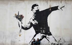 On february 22, 2007, the day after sotheby's london sold three banksy works, all of which soared above their auction estimates and into the six figures, the elusive and anonymous british graffiti artist updated his website with an image of an auction house, the people in the room bidding on . Some Of Best Graffiti By Banksy An Anonymous England Based Graffiti Artist Album On Imgur
