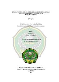 Oleh karena itu saya belajar tentang islam. Peranan Guru Akidah Akhlak Dalam Membina Akhlak Peserta Didik Di Min 2 Teluk Betung Bandar Lampung