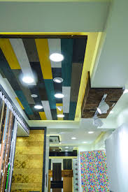 Colourpallete Laminate Ceiling Floating Showroom Application Interior Design Pictures Ceiling Design Roof Design