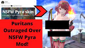 Twitter Puritans Screech Over The NSFW Pyra Mod! Says The Mod Should Be  Shut Down! - YouTube