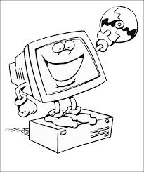 A computer is an electronic device consisting of. Coloring Page Computer Coloring Pages 23
