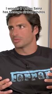 He was a cool teenager 😂❤️#CARLOSSAINZ ||#scuderiaferrari #carlossainz  #cs55🇪🇸 #formula1 #fyp #teenegedirtbag