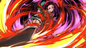 Download 4k anime wallpapers.available in hd, 4k resolutions for desktop & mobile phones. Demon Slayer Tanjiro Kamado With Background Of Red Purple Yellow Black Abstract 4k 5k Hd Anime Wallpapers Hd Wallpapers Id 40385