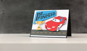 I find that guy cards are the hardest to make. Disney Cars Card Make It Now With The Cricut Explore Machine In Cricut Design Space Kids Cards Car Themed Parties Cricut Explore Cards