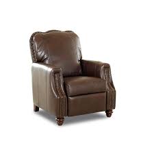 Cushioned backrest and seat are comfortable and stylish. Made To Order Gabby Leather High Leg Reclining Chair Overstock 13392799