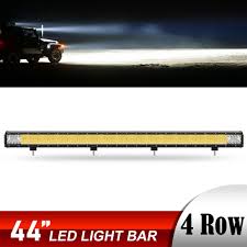 44 Inch Led Light Bar Triple Row Flood Spot Combo Beam Work Driving Lamp 42 Ebay Bar Lighting Led Light Bars Led Lights