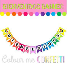 This opens in a new window. Banners Bienvenidos Worksheets Teaching Resources Tpt