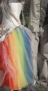 Anya S Rainbow Wedding Dress Offbeat Bride Rainbow Wedding Dress Rainbow Wedding Rainbow Dress