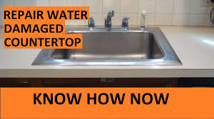 You want to be sure if you do tile over the. How To Fix Kitchen Laminate Countertop Water Damage Youtube