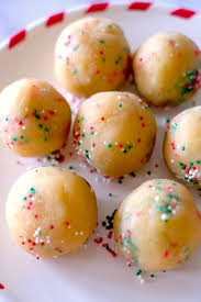No Bake Sugar Cookie Dough Balls Dashing Dish Sugar Cookie Dough Balls Healthy Sugar Cookie Dough No Bake Sugar Cookies