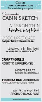 Canva Font Combinations How To Create Pinterest Friendly Graphics Font Combinations Cool Fonts Graphic Design Tips
