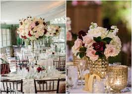 Burgundy and blush mismatched bridesmaid dresses. 10 Burgundy And Blush Wedding Ideas For Your Wedding Centerpieces