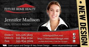 Surefactor is the premier real estate marketing platform for real estate agents. New Business Cards For Future Home Realty Real Estate Agents In Florida 1d Black And Red