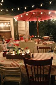 Diy party decor doesn't have to be expensive. Beautiful Patio At Night Outdoor Party Decorations Backyard Bbq Party Decorations Backyard Party Decorations
