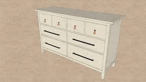Östernäs tanned leather handle feels soft to the touch and brings a warm and natural element in your home. Hemnes 8 Drawer Osternas Kallror Pulls 3d Warehouse