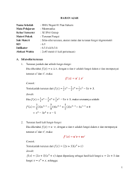Maybe you would like to learn more about one of these? Pdf Turunan Sifat Sifat Turunan Annisa Prihartini Academia Edu