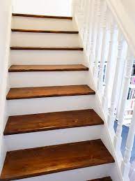 Once you've settled on your pattern, it's time to paint. Before You Start Sanding Stairs Read This Rhwoodfloors Ie
