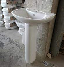 Bathroom එක හදන්න ගිහින් හැමෝම අඩුපාඩු කරගන්නවා. China Sairi Sri Lanka Cheap Price Bathroom Smooth Stand Washing White Hand Ceramic Pedestal Basin China Wash Basin Pedestal Basin