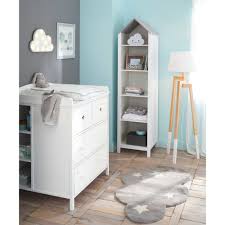 Bibliotheque Maison Blanche Et Grise Songe Maisons Du Monde Rangement Chambre Bebe Chambre Bebe Commode A Langer