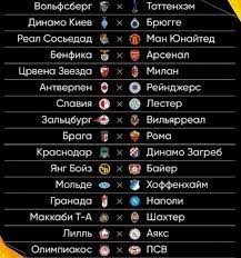 Третий отборочный раунд 19 и 26 августа 2021 года: Zherebevka Ligi Evropy 2021 Matchi Plej Off V Fevrale