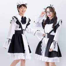 Cartoon couple anime new arrival cute cartoon anime men women socks ankle socks kawaii party favor cosplay gifts. Lolita Cosplay Costumes Couple Black White Anime Housemaid Chambermaid Dress Halloween Carnival Costumes 3pcs Set Lolita Dresses Aliexpress