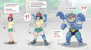 Check out amazing pokemon_tf artwork on deviantart. Ride Pager Machamp Machamp Tf Tg Sequence By Sera Fuku On Deviantart