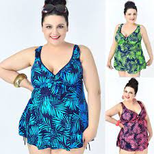 Ladies Swimwear Two Piece Swimdress Bathing Suit Au Size 20 22 24 26 28 30 0615 Swimwear Swim Dress Plus Size Swimwear