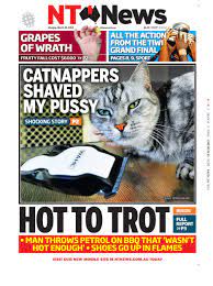 As tens of millions of individuals and. They Re Certainly Creative With Their Headlines At The Nt News Here In The Northern Territory Of Australia Australia Funny Cool Captions Inside Man