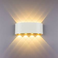 Led cutoff wall packs and adjustable styles have a more focused downcast light, as opposed to the more exposed and widespread illumination of their traditional counterparts. Up Down Lamp 10w Cob Led Wall Sconce Light Fixture Building Exterior Waterproof Yard Garden Outdoor Living Home Garden