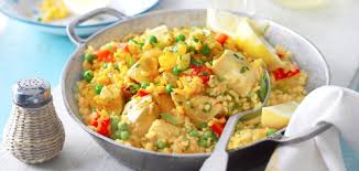 Schnell Einfach Paella Mit Hahnchen Und Erbsen Lidl Kochen Rezept Rezepte Paella Rezept Paella