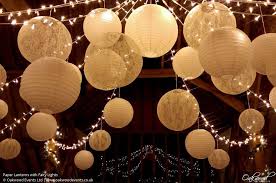 Paper Lantern Hire Lantern With Fairy Lights Paper Lantern Lights Lace Lanterns