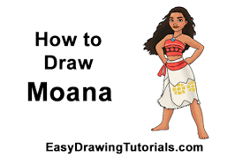 Use the pixiv sketch app! How To Draw Moana