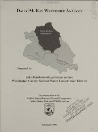 Dairy-McKay watershed analysis by John Hawksworth