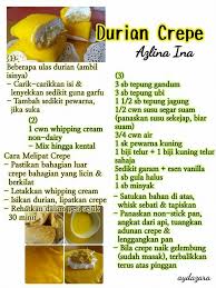 Durian Crepe Durian Recipe Crepe Recipes Savory Dessert
