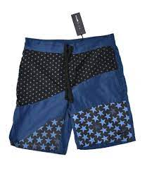 Costume Da Bagno Uomo Boxer Medio Mare Piscina Nuoto Gas Colore Blu Con Stelle Costumi Da Bagno Uomo Bagno Uomo Costumi Da Bagno