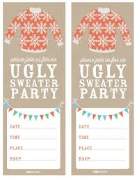 Ugly christmas sweaters are a holiday staple, but the thought of wearing one turns us into the grinch. Invitations For An Ugly Christmas Sweater Party
