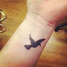 Small Bird Tattoo On Hand Black Bird Tattoos Designs And Ideas Bird Silhouette Tattoos Tiny Bird Tattoos Bird Tattoo Wrist