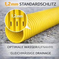 Doubleyou G&B DN 65 Perforated PVCu Drainage Pipe, Yellow ...
