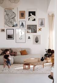 Mur De Cadres Deco Mur Salon Deco Appartement Decoration Mur