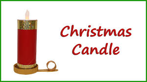 Christmas Candle Craft For Kids Youtube