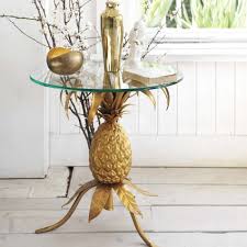 Golden Pineapple Table Decor Pineapple Decor Table